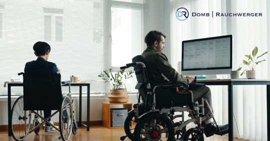 employees on wheelchair
